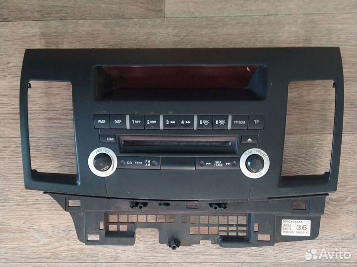 Штатная магнитола для mitsubishi lancer 10