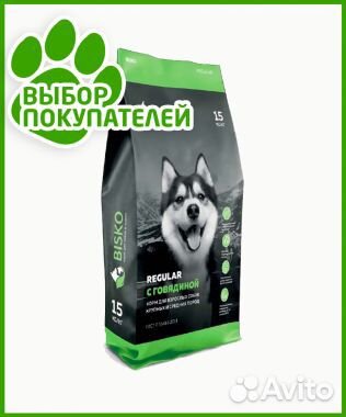 Корм для собак Bisko regular