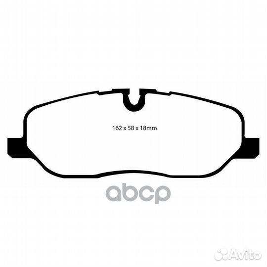 Накладки тормозные DP61541 EBC Brakes