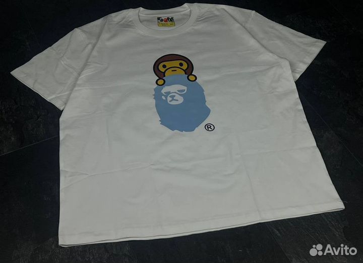 Футболка Bape Big Head x Milo Lux