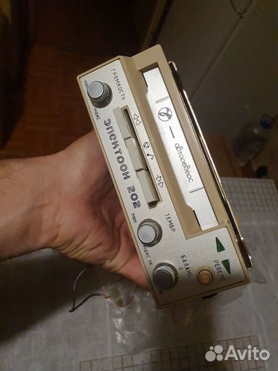 Кассетный магнитофон электрон 202