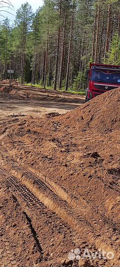 Доставка песка и щебня