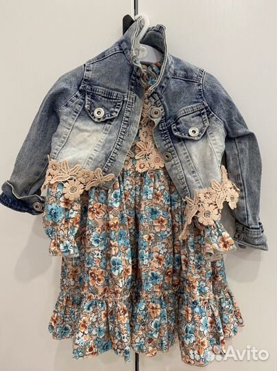 Платье для девочки 92