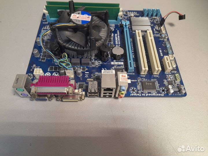 Продаю мат.плату + процессор+ память