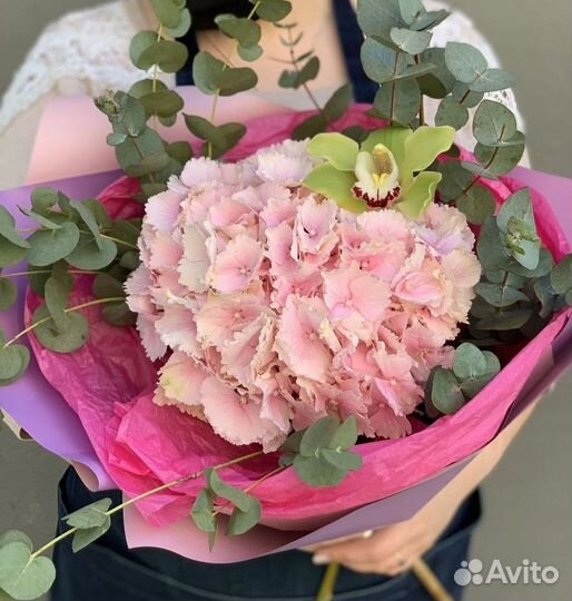 Букет из гортензий доставка