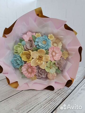 Букеты из шоколадных цветов