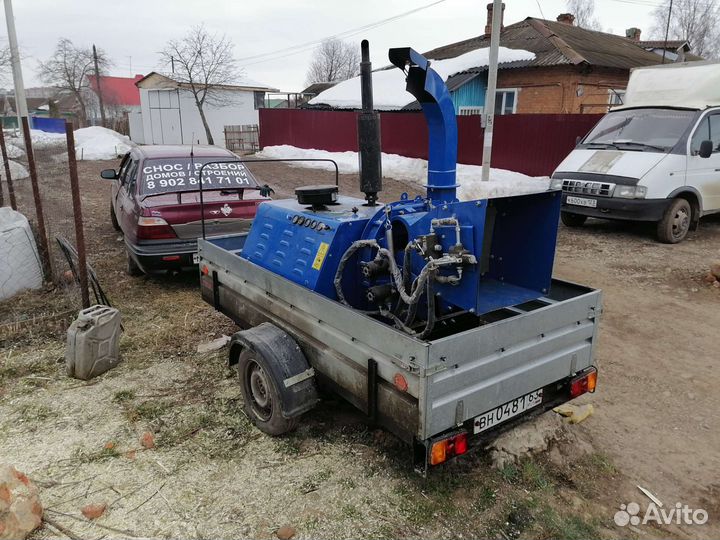 Измельчитель веток +3 человека