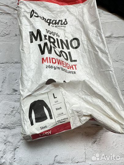 Bergans L Оригинал Новое Женское Термобелье Верх