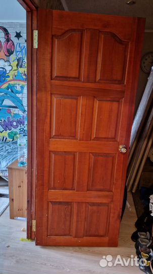 Дверь межкомнатная 2шт туолет ванна 2ш