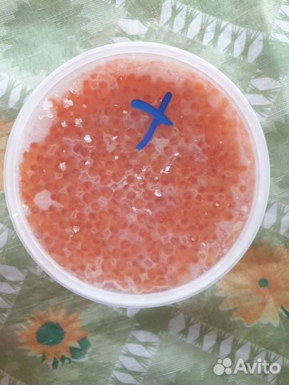 Красная икра кета