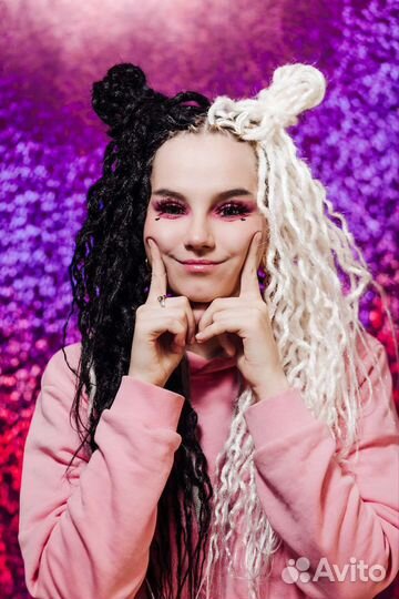 Де дреды, натуральные дреды, косички