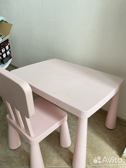 Детский стол и стул маммут