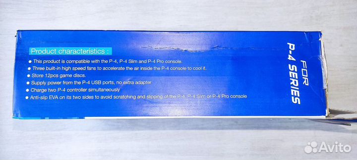 Зарядная станция для геймпадов ps4 с охлаждением