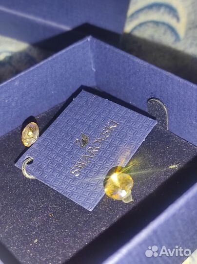 Swarovski серьги гвоздики