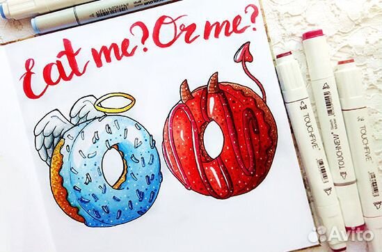 Маркеры TouchFive 60 шт