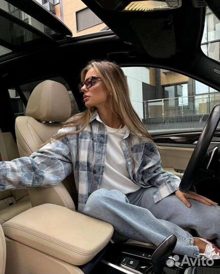 Винтажная рубашка женская