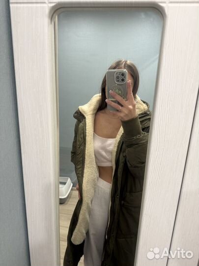 Куртка пуховик манго