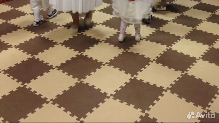Мягкий эко пол Экополимеры 33*33