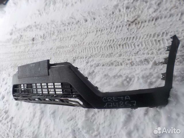 Накладка на бампер hyundai creta передняя