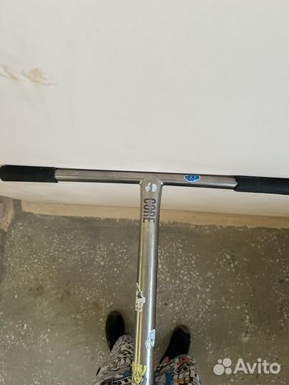 Титановый руль для самоката