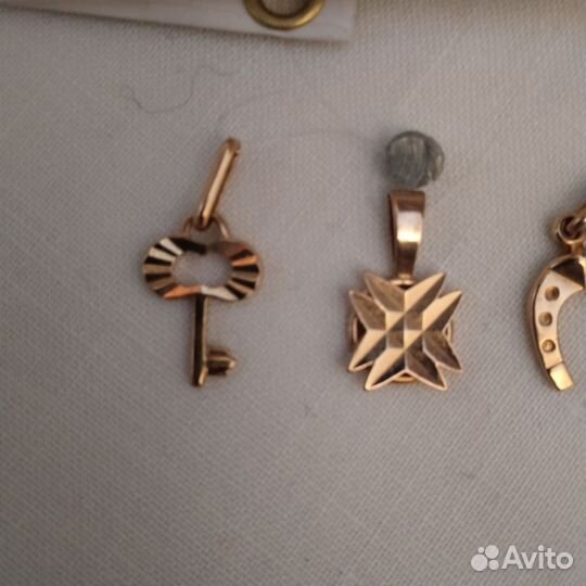 Кулоны подвески золото СССР