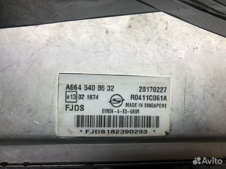 Блок управления двс SsangYong Kyron