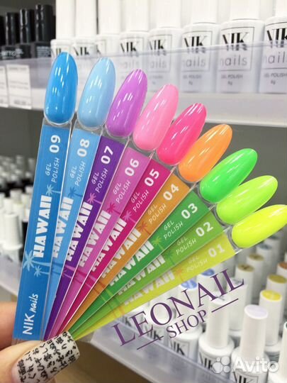 NIK nails гель-лаки 