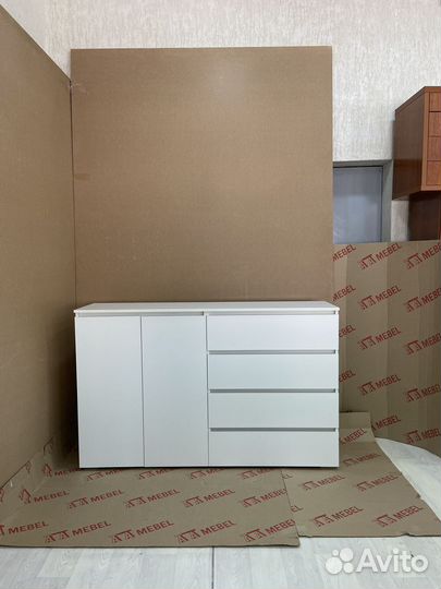 Комод широкий белый 160 см