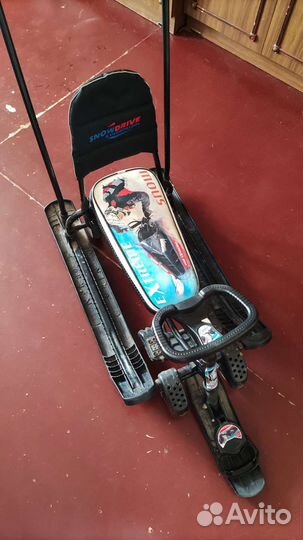 Снегокат с колесами