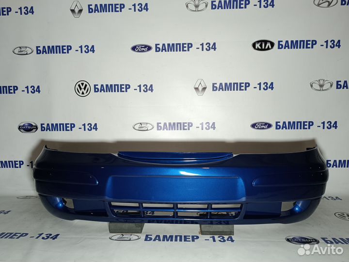 Бампер передний ваз купе 21123 серебристый