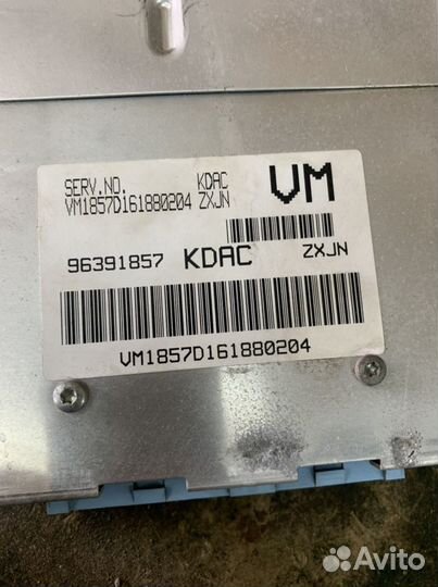 Эбу Chevrolet Lanos 1,5 8кл