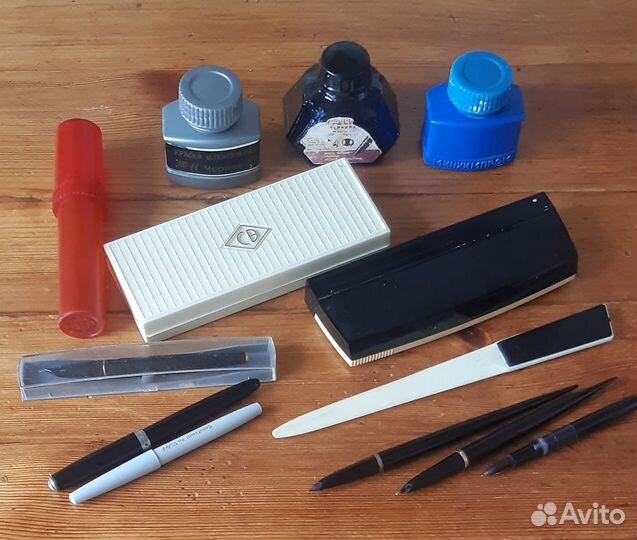 Чернильные ручки и тд