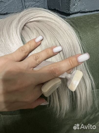 Волосы для наращивания на лентах люкс