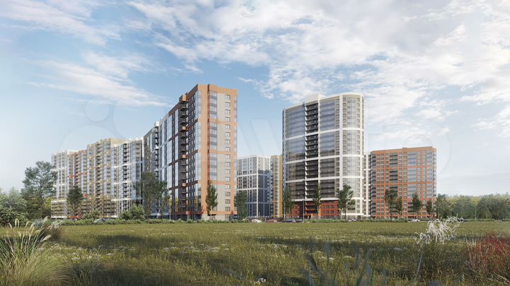 2-к. квартира, 65,7 м², 13/21 эт.