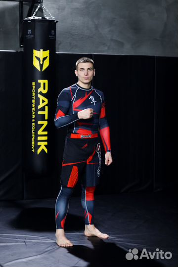 Комплект mma hayabusa красный-черный