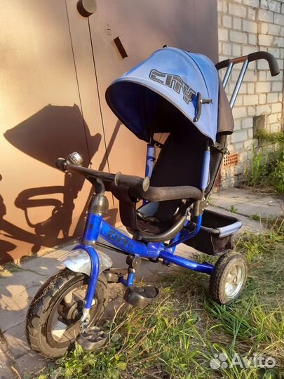 Детский велосипед с ручкой бу