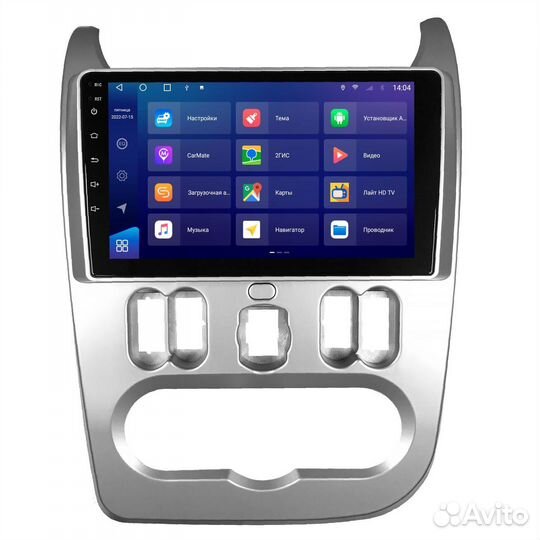 Магнитола 2/32GB Largus Logan Sandero Qled 8 ядер