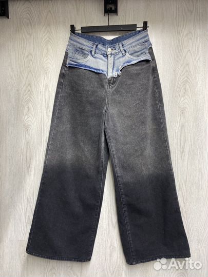 Джинсы трубы женские 44 46