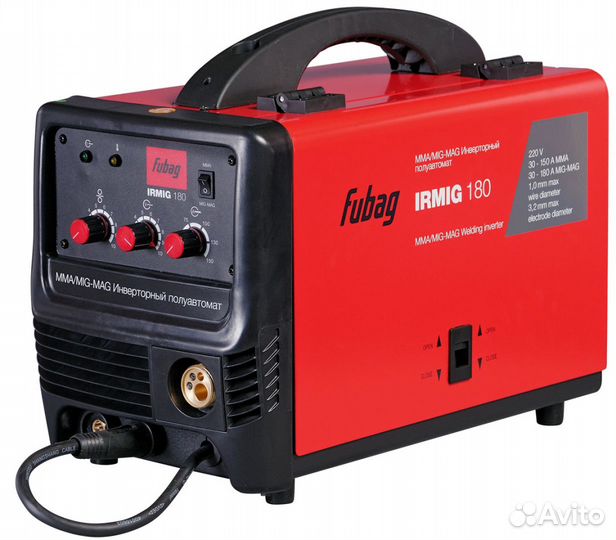 Сварочный полуавтомат, инверторный, Fubag Irmig180