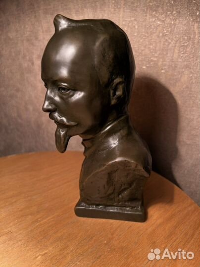 Бюст Феликс Дзержинский СССР 17 см Бронза кгб