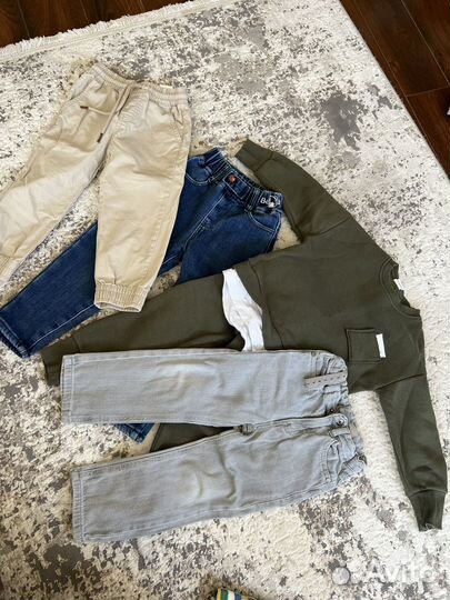 Большой пакет весенней одежды для мальчика