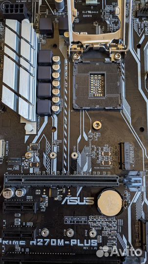 Материнская плата asus prime H270M-plus LGA1151