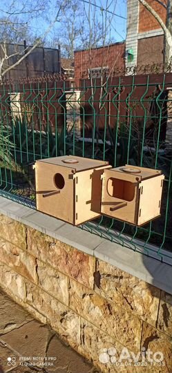 Домики гнёзда для попугаев и других птиц