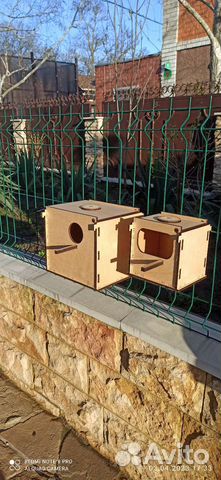 Домики гнёзда для попугаев и других птиц