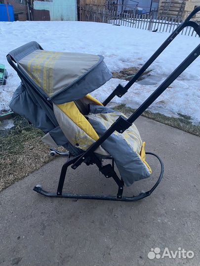 Коляска санки