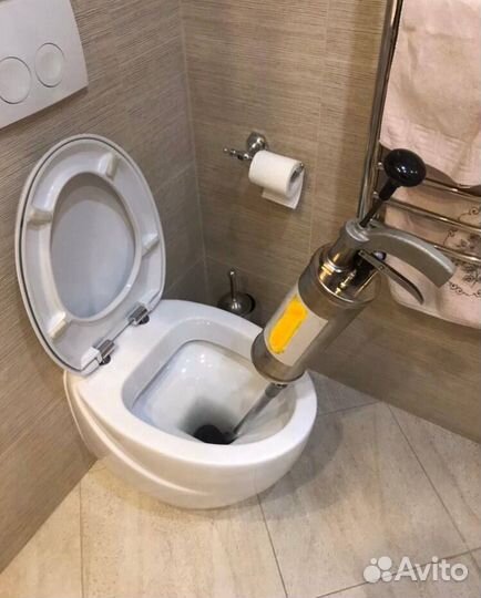 Устранение засоров с гарантией 24/7