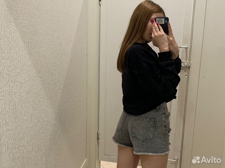 Шорты серые