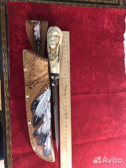 Нож из дамасской стали