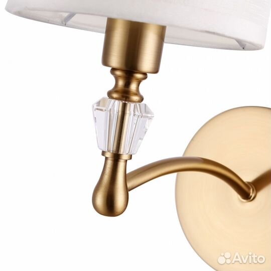 Бра настенный Freya в спальню классика 1 лампа Е14