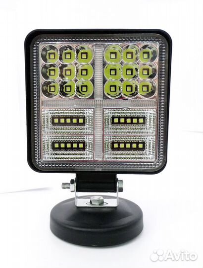 Светодиодная фара 59 led с оранжевым стробоскопом